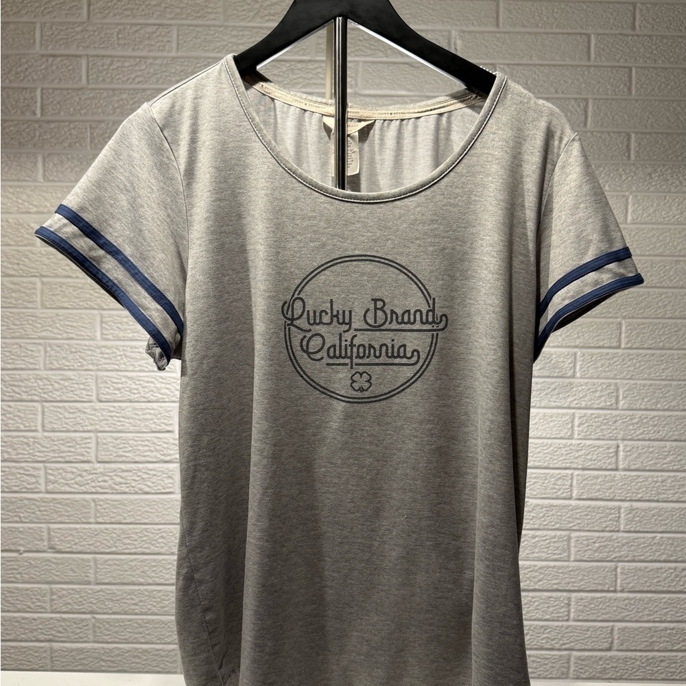 Lucky Brand Gray Short Sleeve T-Shirt